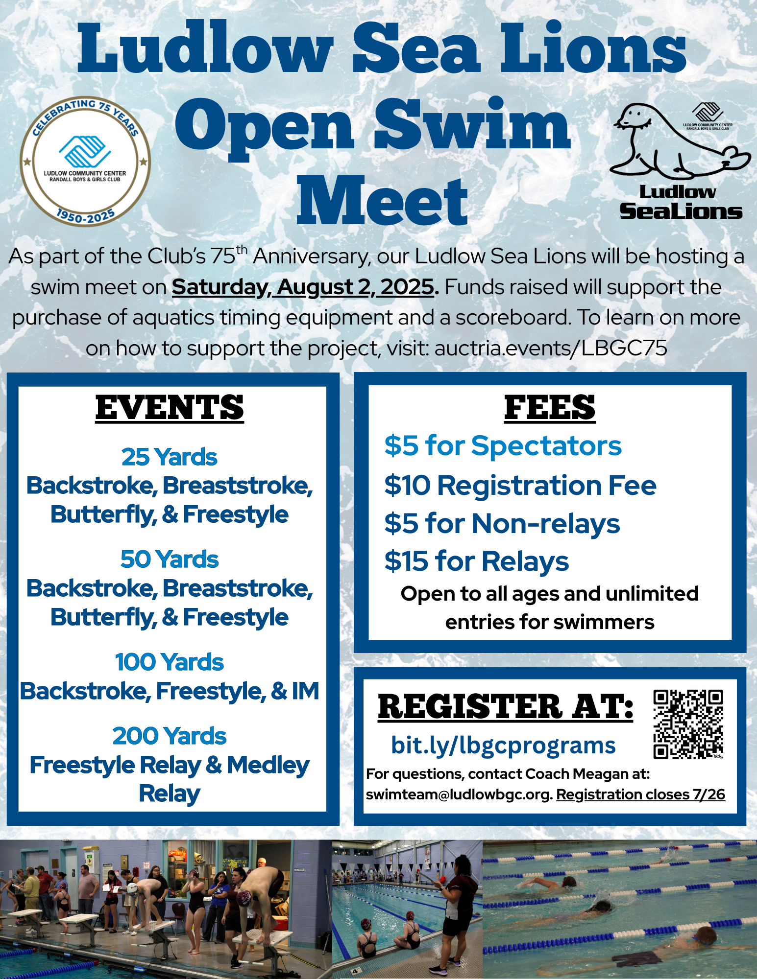 Sea Lions Open Swim Meet